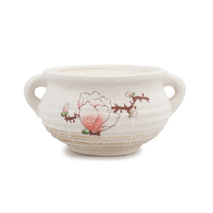  Plum Blossom Hand Painted Ceramic Succulent Planter | Plant Pot | Dahlia