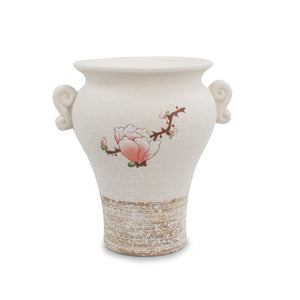  Plum Blossom Hand Painted Ceramic Succulent Planter | Plant Pot | Dahlia