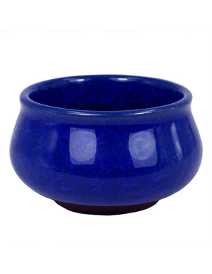  3.5 Inch Mini Crackle Glaze Ceramic Succulent Pot | Plant Pot Bonsai | Dahlia