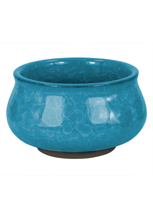  3.5 Inch Mini Crackle Glaze Ceramic Succulent Pot | Plant Pot Bonsai | Dahlia