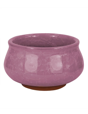  3.5 Inch Mini Crackle Glaze Ceramic Succulent Pot | Plant Pot Bonsai | Dahlia
