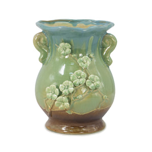  Tri Color Flower Ceramic Succulent Pot | Plant Pot Bonsai | Dahlia