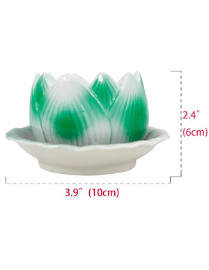  Lotus Shaped Ceramic Succulent Planter | Plant Pot Bonsai | Dahlia