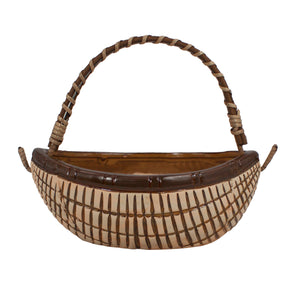  Textured Basket Ceramic Succulent Planter | Plant Pot | Dahlia