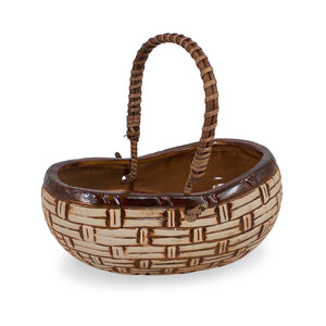  Textured Basket Ceramic Succulent Planter | Plant Pot | Dahlia