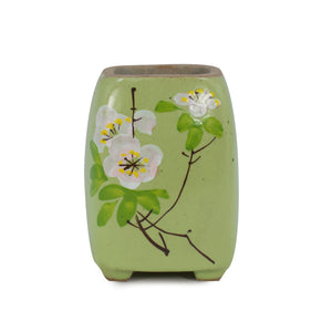  Colorful Hand Painted Flower Ceramic Succulent Planter | Plant Pot Bonsai | Dahlia