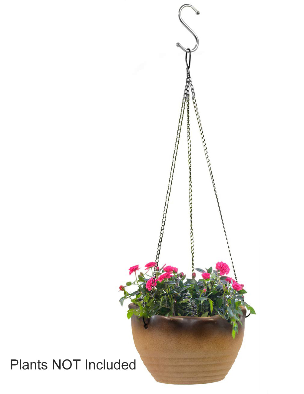 hanging plant pot with saucer Ceramic Hanging Planter | Hanging Flower Pot