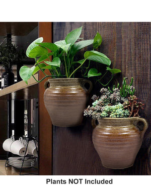 Ceramic Vertical Wall Hanging Succulent Planter | Plant Pot |  Dahlia