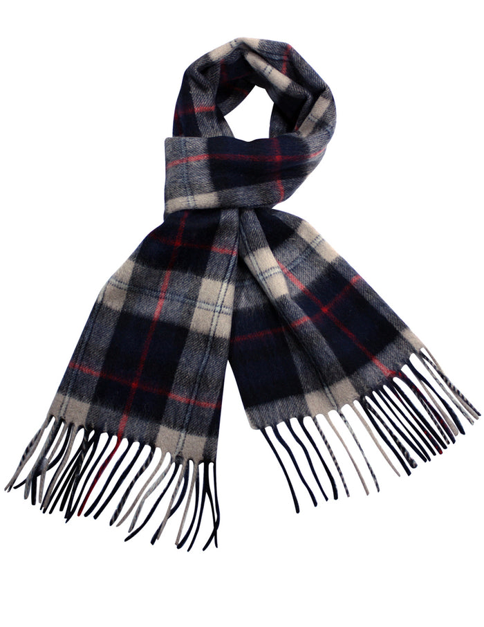 Men's 100% Wool Scarf Plaid