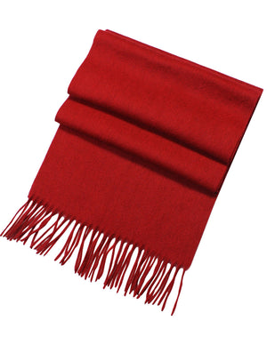 Men's Winter Wool Blend Scarf Classic Solid Color