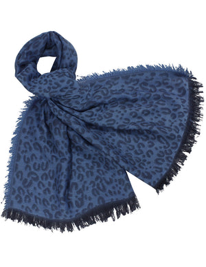 Leopard Lover Super Soft Rayon Large Square Scarf Shawl