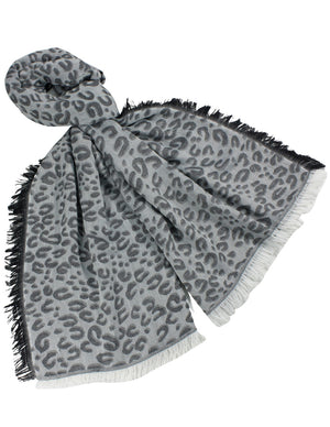 Leopard Lover Super Soft Rayon Large Square Scarf Shawl