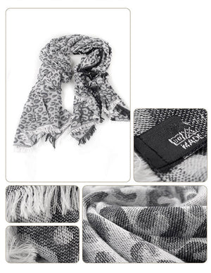 Leopard Lover Super Soft Rayon Large Square Scarf Shawl