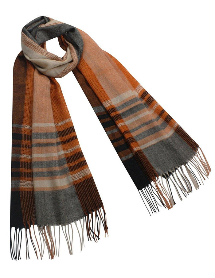 100% wool Scarfs Wraps and Shawls Mesh Plaid/Awning Striped