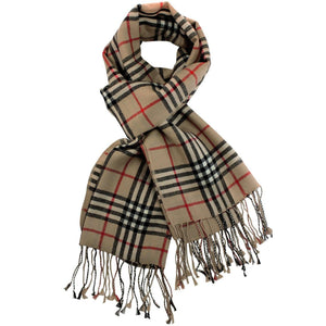 100% wool Scarfs Wraps and Shawls Classic Plaid - Dahlia