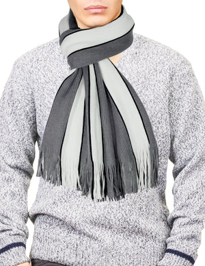 Men's Acrylic Long Scarf Vertical Awning Stripes