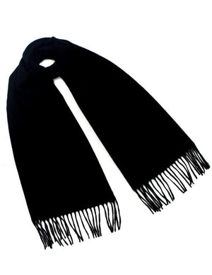 Classic Solid Color 100% Luxurious Wool Scarf