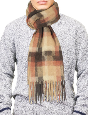 Men's Mosaic Square Wool Blend Scarf