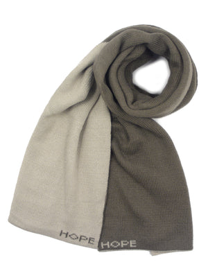 Reversible Solid Dual Color Acrylic Long Scarf