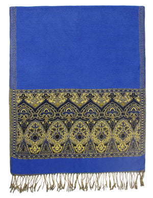 Pashmina Scarf Shawl Indian Motifs