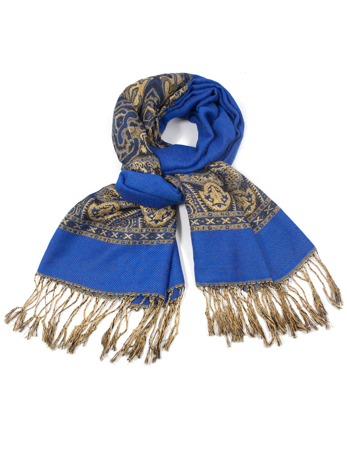 Pashmina Scarf Shawl Indian Motifs