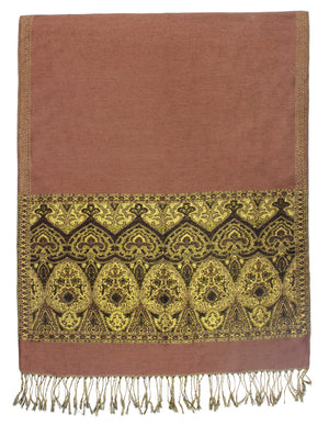 Pashmina Scarf Shawl Indian Motifs