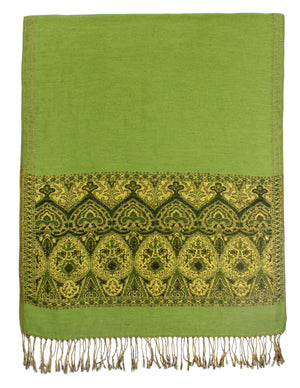 Pashmina Scarf Shawl Indian Motifs