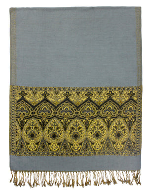 Pashmina Scarf Shawl Indian Motifs