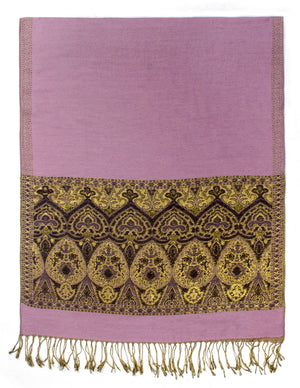 Pashmina Scarf Shawl Indian Motifs