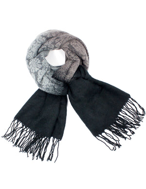 Scarf Shawl Gradient Color Motif