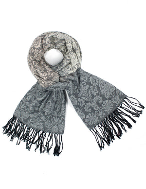 Scarf Shawl Gradient Color Motif