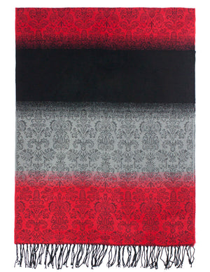 Scarf Shawl Gradient Color Motif