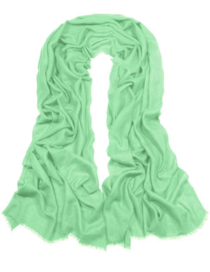 100% Cashmere Solid Color Scarfs Wraps and Shawls - Dahlia