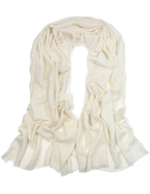 100% Cashmere Solid Color Scarfs Wraps and Shawls - Dahlia