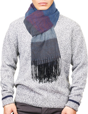 Men's Scarf Colorful Awning Stripes