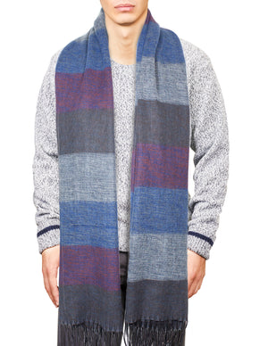 Men's Scarf Colorful Awning Stripes