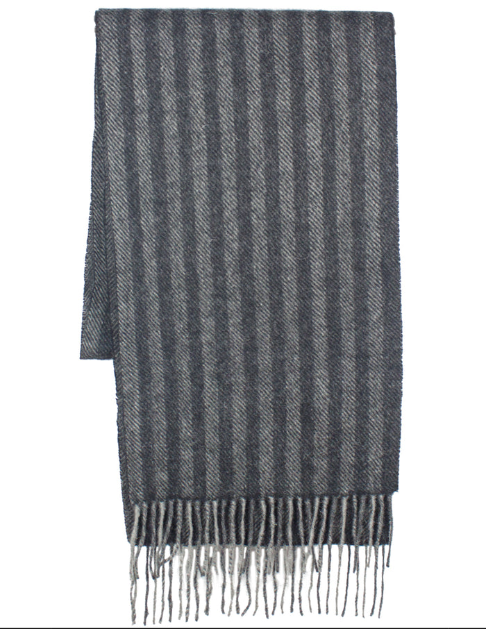 Men's Wool Blend Scarf Stripes