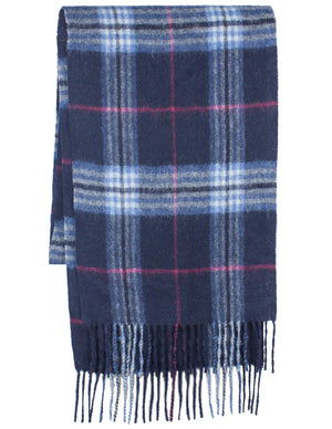 Men's Wool Blend Scarf Plaid