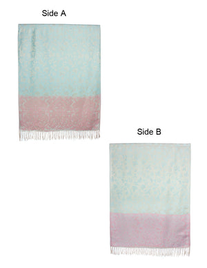 Rayon Scarf Shawl Leaf Vine