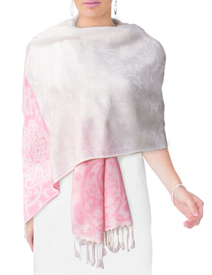 Rayon Scarf Shawl Leaf Vine