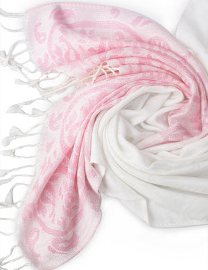 Rayon Scarf Shawl Leaf Vine