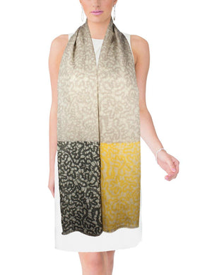 100% Wool Scarfs Wraps and Shawls Lace Pattern - Dahlia