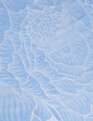 Rayon Scarf Shawl Reversible Large Peony Flowers