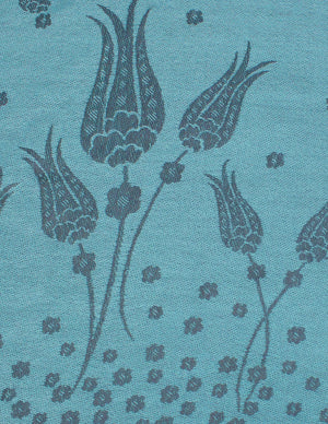 Rayon Scarf Shawl Reversible Corn and Flowers