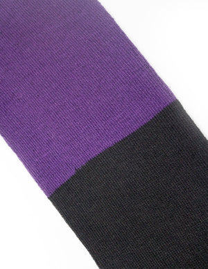 [product type] | Dahlia Women's Thigh High Sock - Black Bottom | Dahlia