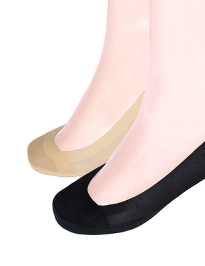 [product type] | No Show Liner Socks - Icy Silky Invisible-Seam | Dahlia