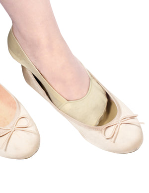 [product type] | Dahlia Women's No Show Liner Socks - Ultra-Low All-Cotton | Dahlia