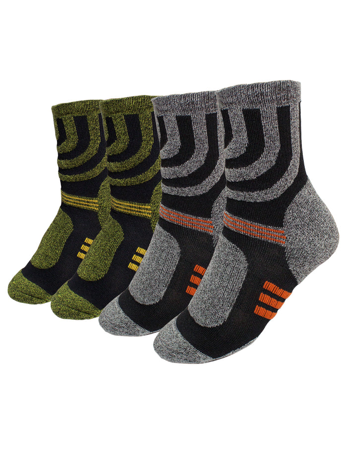 Dahlia Cushioned Mens Socks/Athletic Socks/Running Socks/Crew Socks 2 Pack