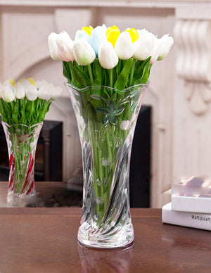 [product type] | Dahlia Orchid Breeze Glass Vase Decorative for Home, Wedding, Christmas | Dahlia