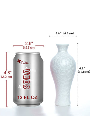 [product type] | Dahlia Mini Porcelain Flower Bud Vase | Dahlia